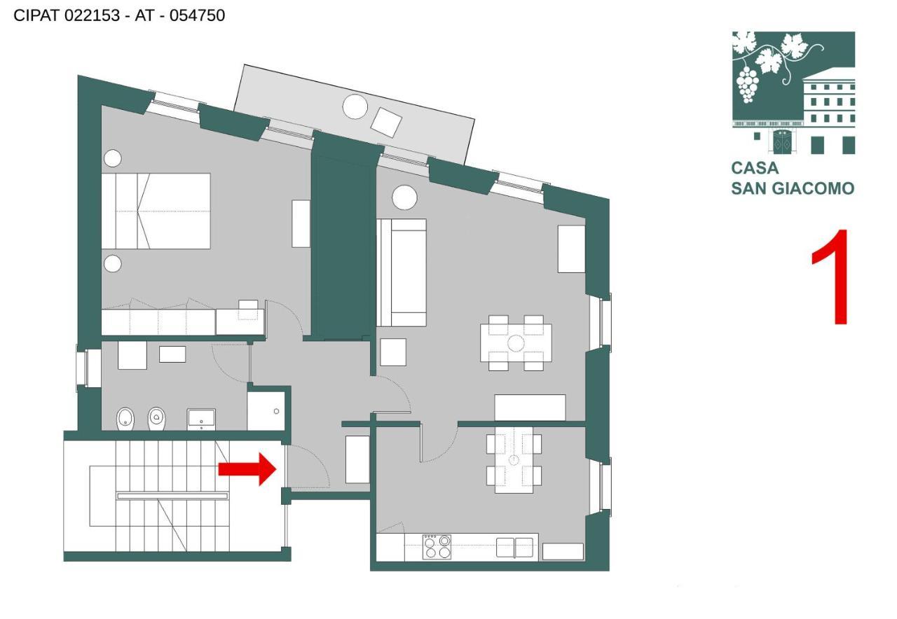 Casa San Giacomo 1 加尔达湖滨 外观 照片